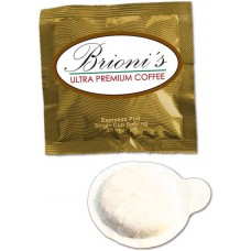 Brioni's Decaf Espresso Pod 7g Single Shot 150ct Case